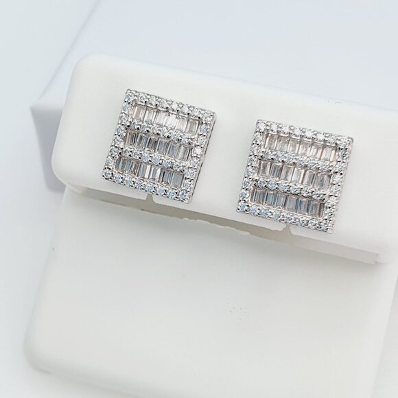 "925 Sterling Silver Cubic Zirconia Earrings, U19254820 - Picture 11 of 11